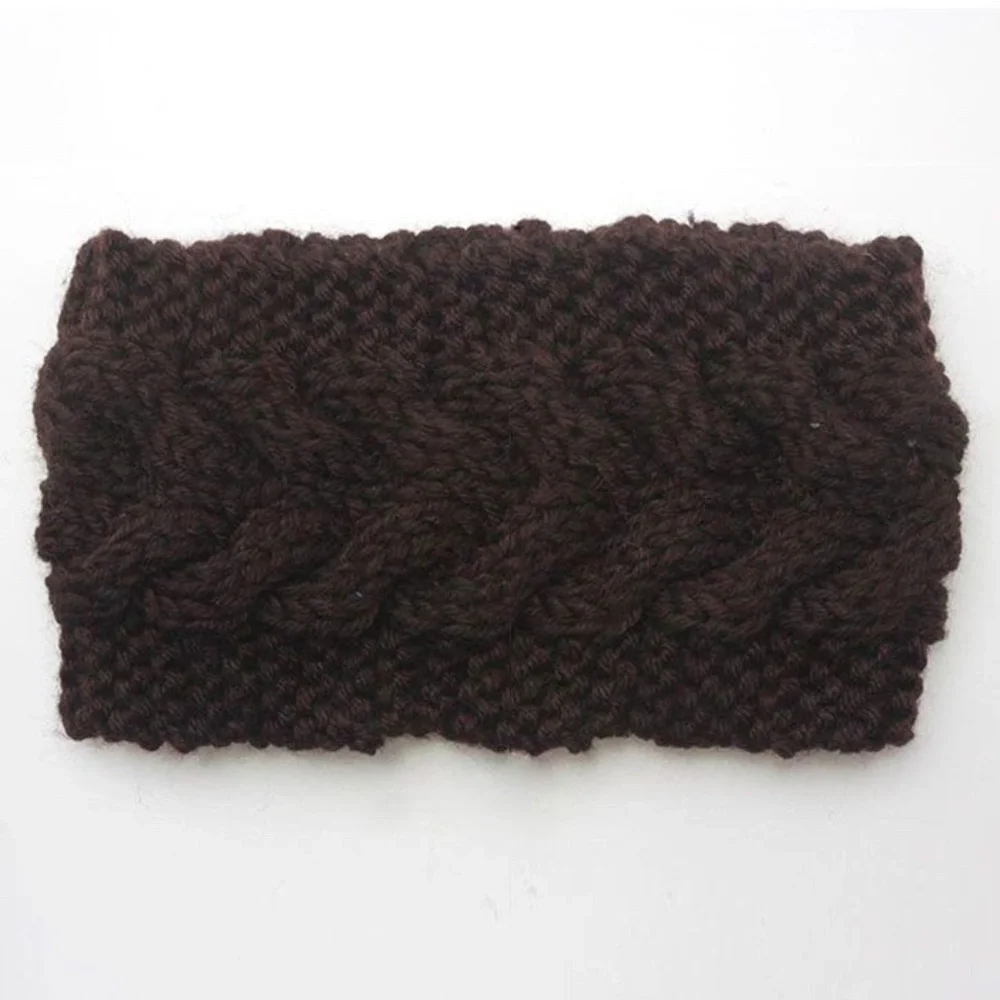 **ZOE* Dark Brown Handmade Woven Fashion Headband